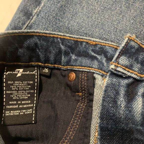 7 for Mankind Jean Skirt - Picture 2 of 4